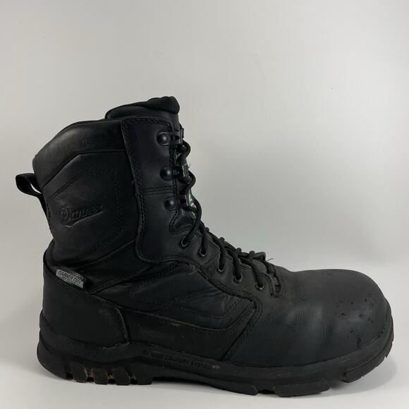Danner Lookout EMS/CSA Side-Zip 8" Non-Metallic Toe NMT Boot Mens Size 10.5 D - Picture 1 of 12